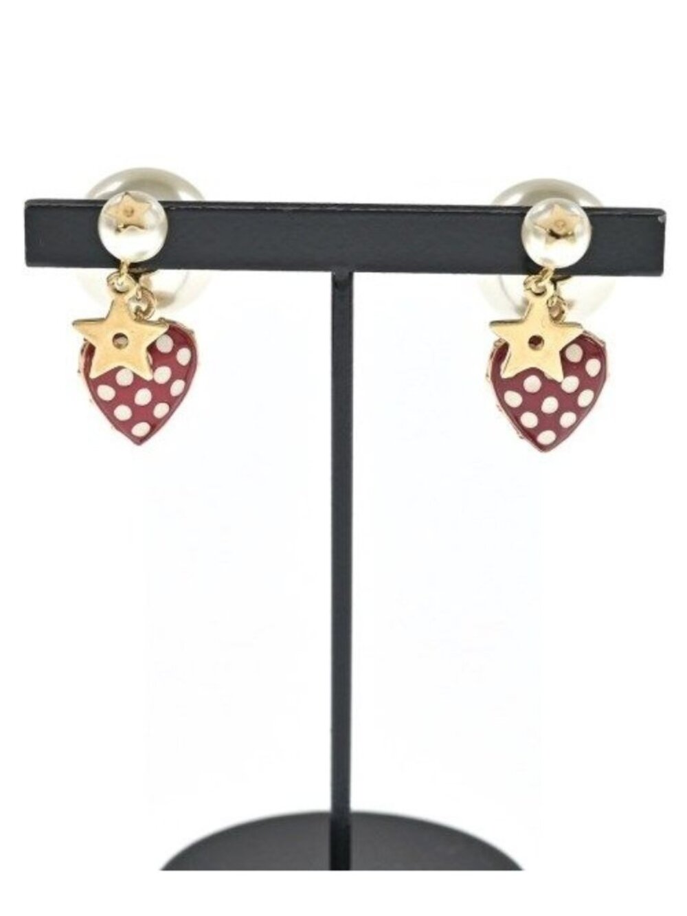 Dior Pearl Earrings Gold